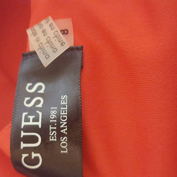 Guess Red Dress sz 8 - Picture 6 of 7